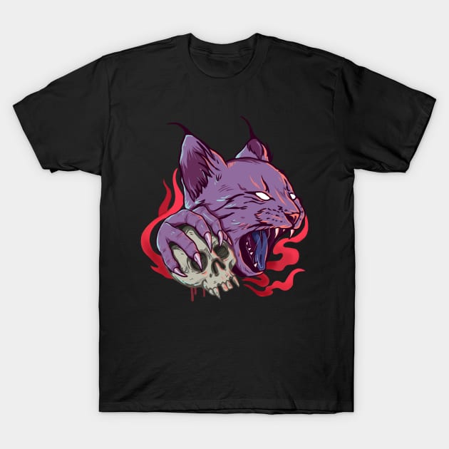 Cat and the skull T-Shirt by eimmonsta